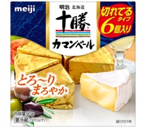 北海道十勝カマンベールチーズ切れてるタイプ写真