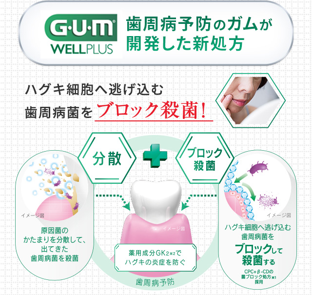 歯周病予防のガムが開発した新処方