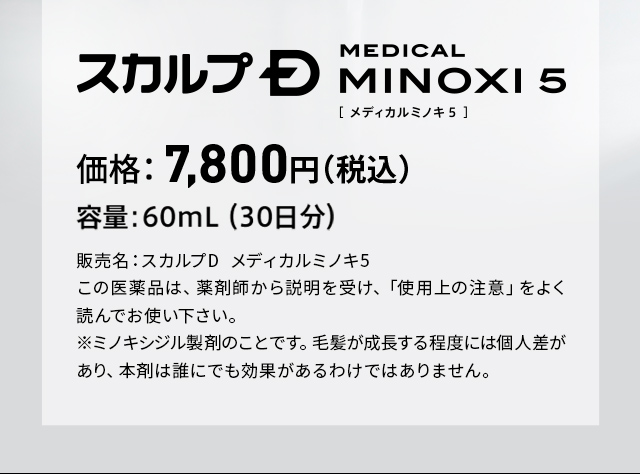 スカルプD MEDICAL MINOXI 5